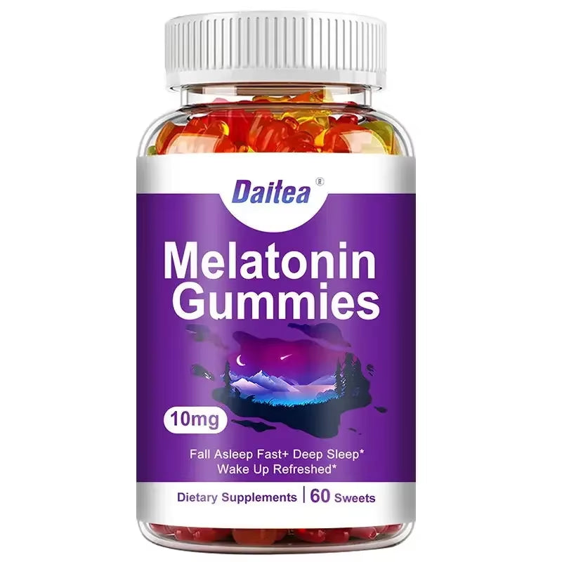 Melatonin 10 Mg Adult Gummies (60 Gummies) - Maximum Strength Sleep & Deep Sleep Gummies - Gluten Free, Non-Gmo, Vegetarian