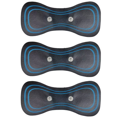 Rechargeable Electric Body Neck Massager Mini Cervical Waist Back Massage Patch Stimulator Massageador Portable Gel Pad Sticker