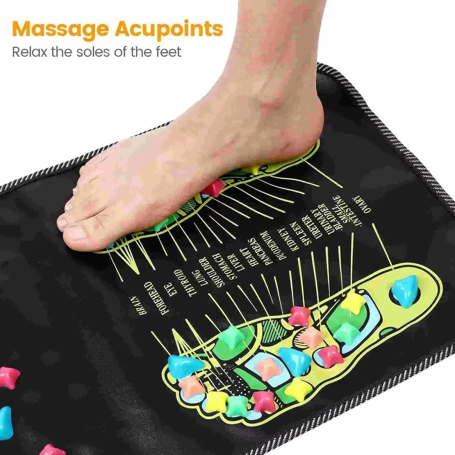 Fingerpressure Board Foot Foot Massage Pad Health Walk Foot Pressure Board Foot Massage Pad Imitation Goose Soft Stone Road