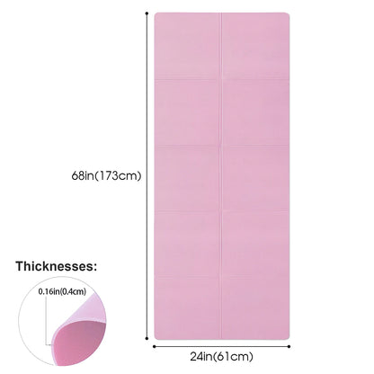 4MM Thick EVA Yoga Mats Anti-Slip Sport Fitness Mat Blanket for Exercise Yoga and Pilates Gymnastics Mat Fitness Equipment