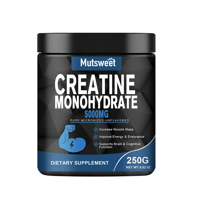 Monohydrate Creatine 5000Mg Body Builder Energy Performance Keto-Friendly Whey Proteins for Muscle Health Non-Gmo Gluten-Free