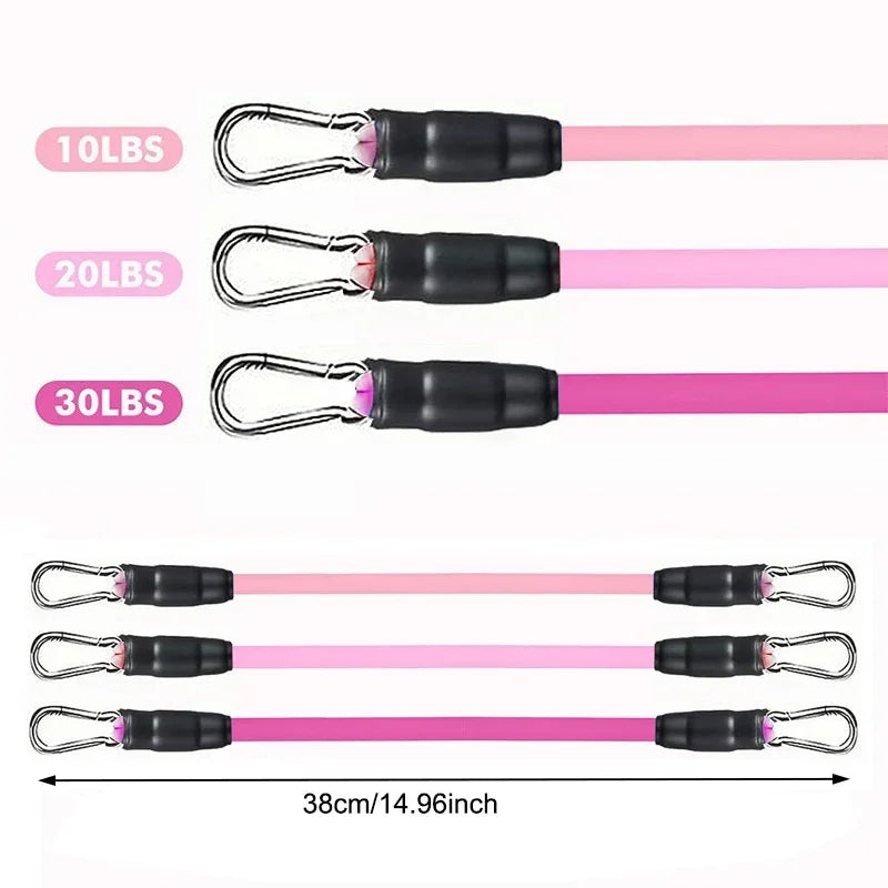 Ankle Straps Resistance Bands Set Fitness Workout Exercise Equipment Ankle Weight Yoga Elastic Fitness Band for Gym Man Woman