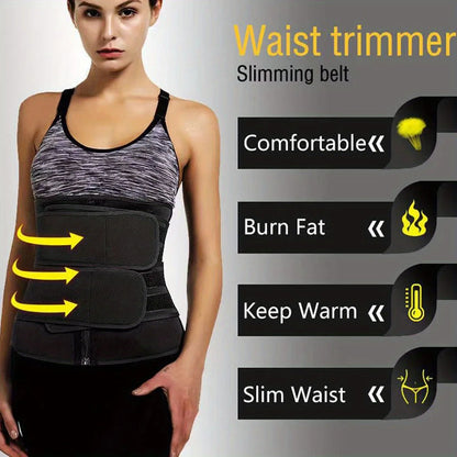 1 Piece Order A Size Up Breathable Neoprene Waist Trainer Trimmer Belt Body Shapewear For Women