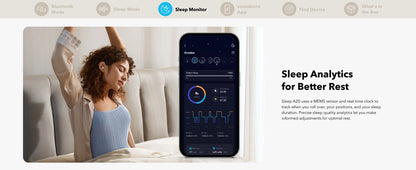 Soundcore Sleep A20 by Anker Sleep Earbuds, Noise Blocking Sleep Headphones, Small Design for Side Sleepers, 80H Playtime A6611