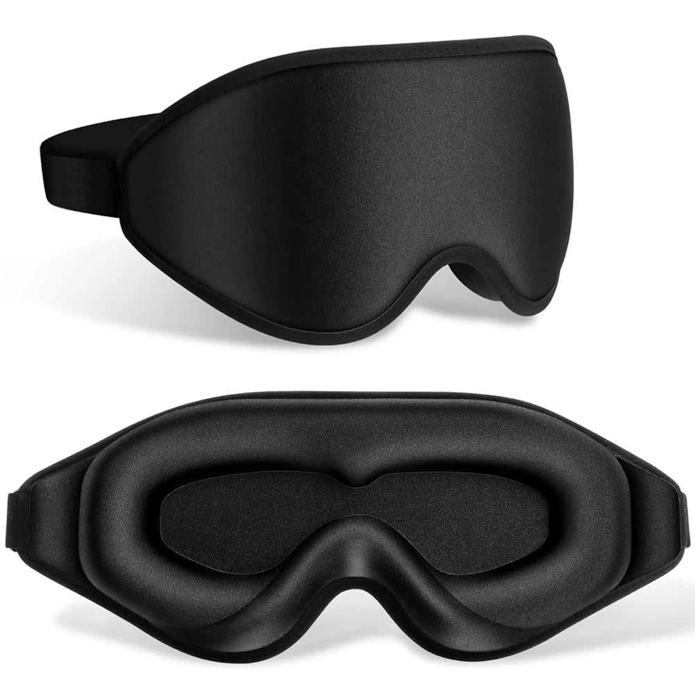 3D Sleeping Mask 100% Blockout Light Sleep Mask for Eye Soft Eye Mask for Travel Eyeshade Night Breathable Blindfold Slaapmasker