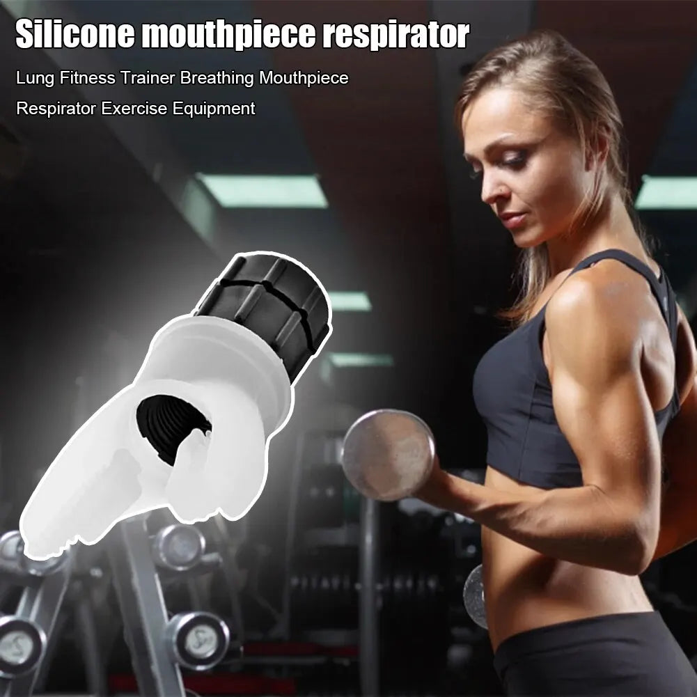 Breathing Trainer Lung Respirator Fitness Equipment Respiratory Silicone High Altitude Training Outdoor Expiratory Exercise Tool