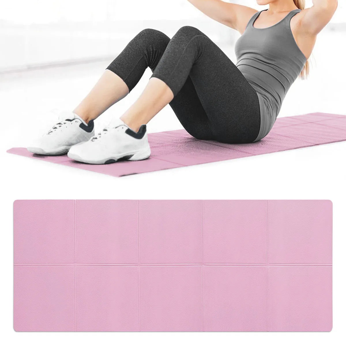 4MM Thick EVA Yoga Mats Anti-Slip Sport Fitness Mat Blanket for Exercise Yoga and Pilates Gymnastics Mat Fitness Equipment