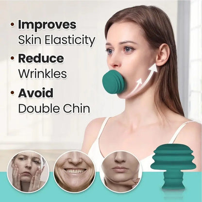 Face Exerciser Jaw Face Neck Toning Exerciser Facial Yoga For Skin Tighten Firm Face Trainer Double Chin Breathing Exercise Tool