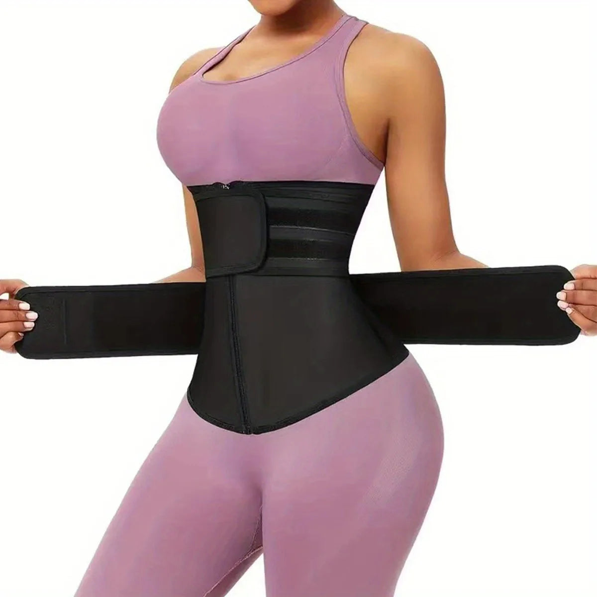 1 Piece Order A Size Up Breathable Neoprene Waist Trainer Trimmer Belt Body Shapewear For Women