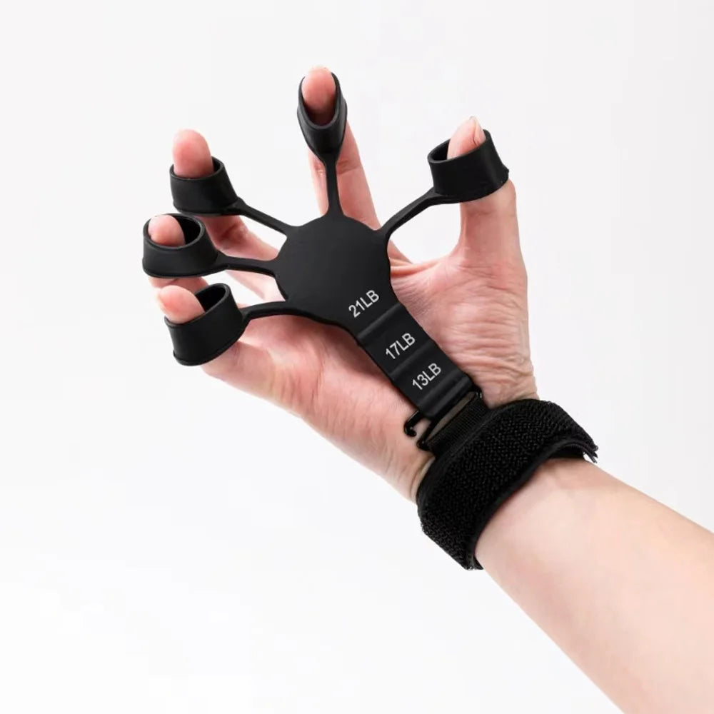 6 Resistance Levels Hand Grip Hand Strength Trainer Rehabilitation Physical Tools Fitness Finger Gripper Gym Expander Portable