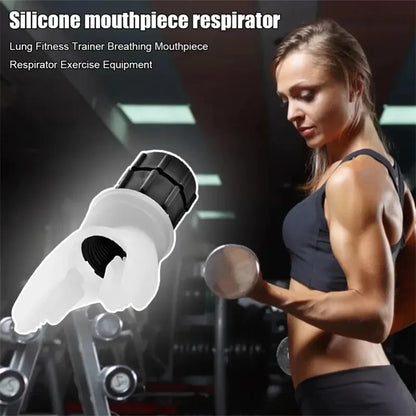 Breathing Trainer Lung Respirator Fitness Equipment Respiratory Silicone High Altitude Training Outdoor Expiratory Exercise Tool