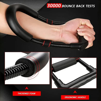 Power Wrists and Strength Exerciser Forearm Strengthener Adjustable Hand Grips Fitness Workout Arm Training Equipment