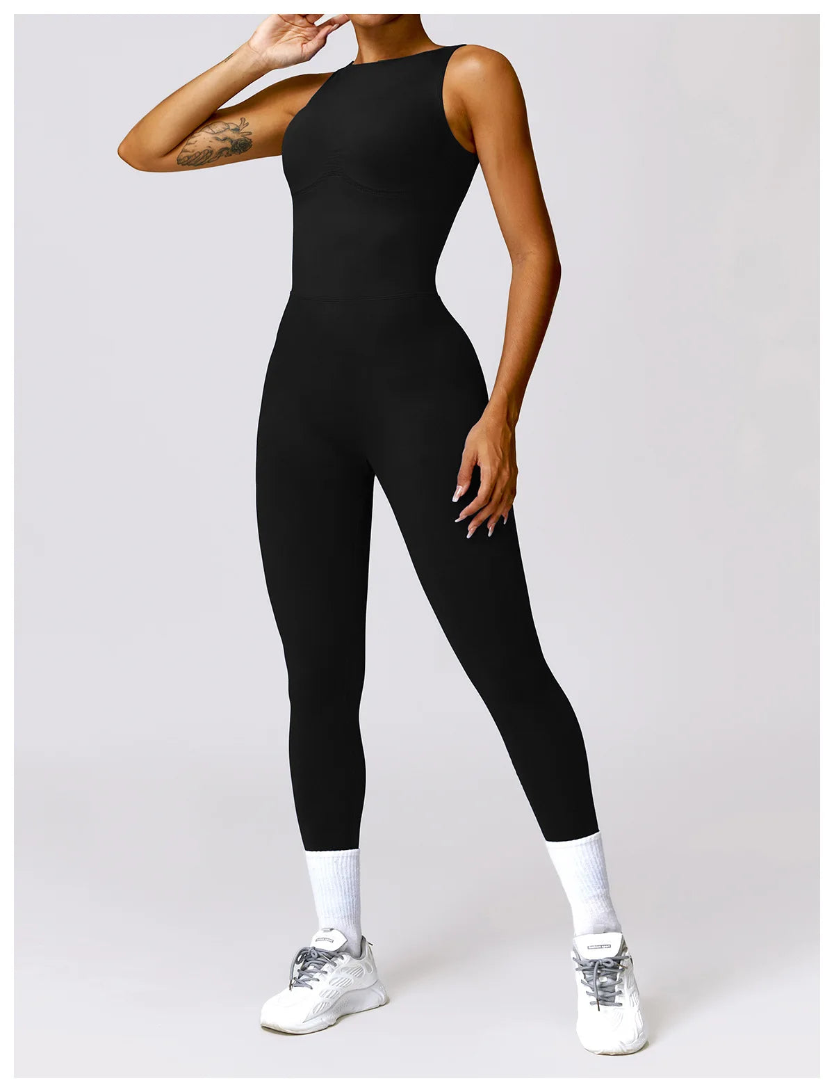 New Women Seamless Jumpsuits One-Piece Yoga Suit Dance Belly Tightening Fitness Workout Set Stretch Bodysuit Push Up Gym Clothes