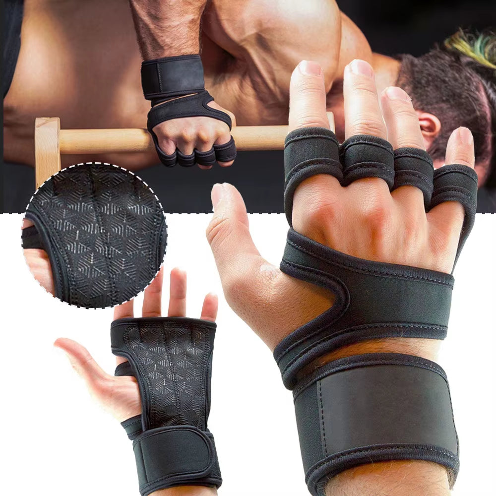 Training Sport Gloves for Men Women Workout Gloves Fitness Body Building Weightlifting Gym Hand Wrist Palm Protector Gloves