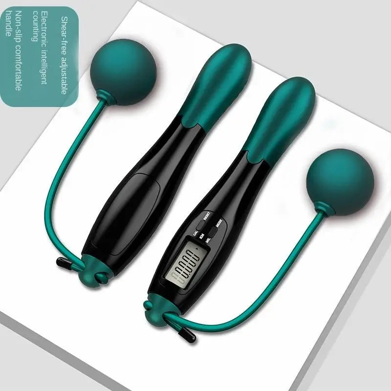 Cordless Electronic Jumping Rope Counting Speed Skipping Counter Gym Fitness Crossfit Skipping Smart Jump Rope with LCD Screen