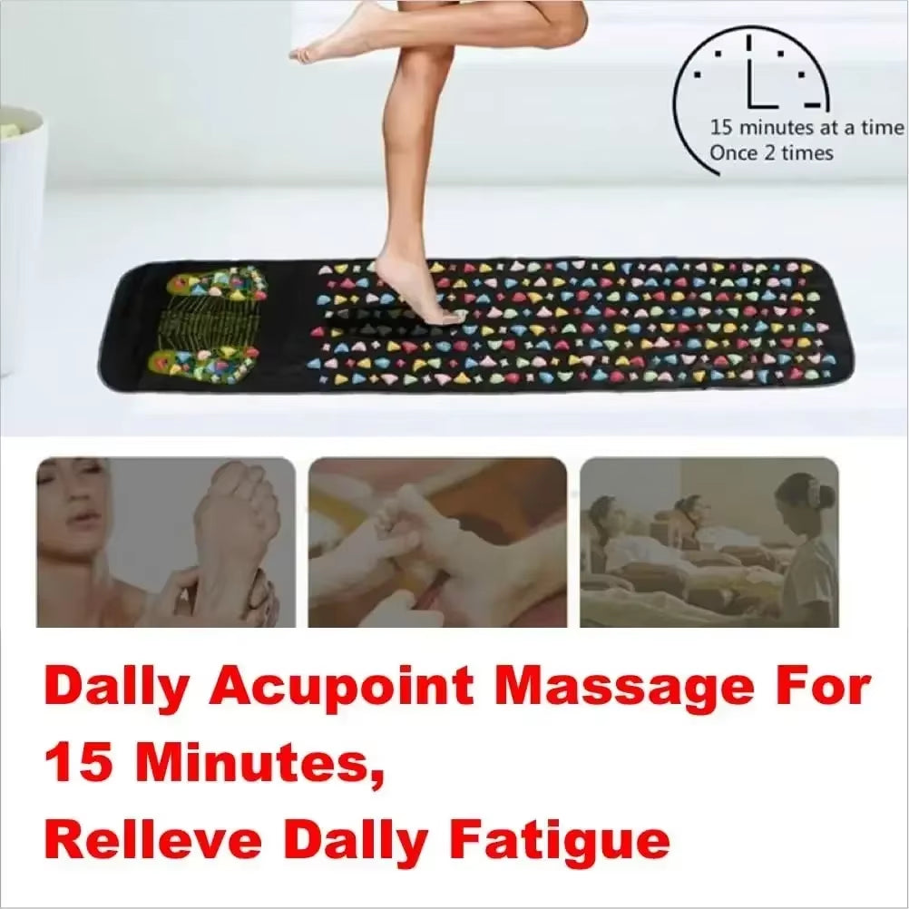 Fingerpressure Board Foot Foot Massage Pad Health Walk Foot Pressure Board Foot Massage Pad Imitation Goose Soft Stone Road